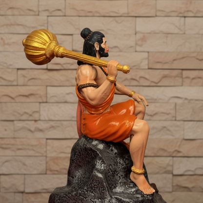 Lord Hanuman: The Divine Protector (Hand Painted)